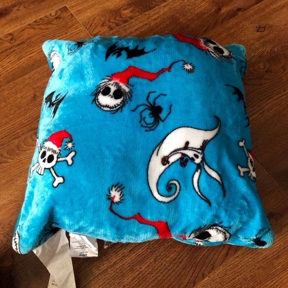 Disney Nightmare before Christmas blue small pillow